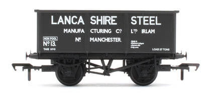 37-280A BR 27T Steel Tippler 'Lancashire Steel Manufacturing' Dark Grey No.13