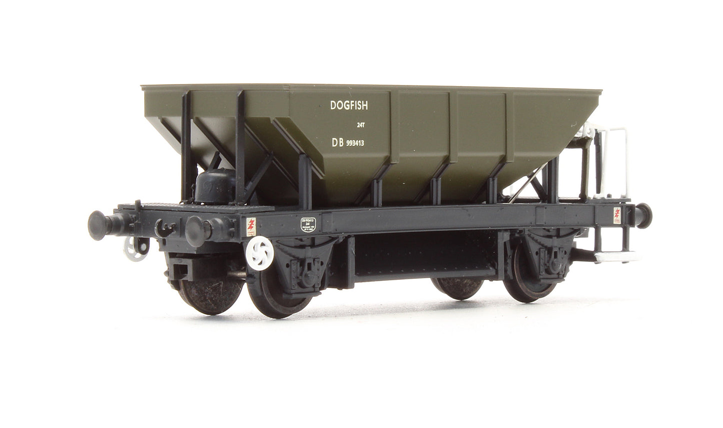 Pre-Owned Engineers Olive Green Dogfish Hopper Wagon 'DB 993413'