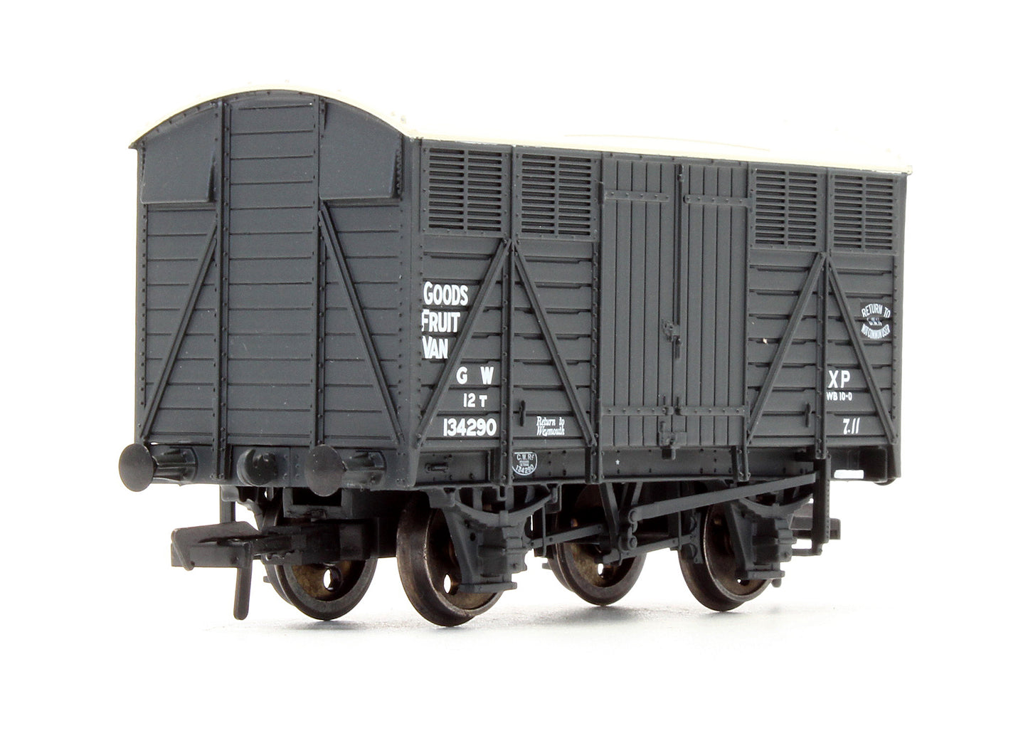 Pre-Owned 12 Ton Ventilated Fruit Van GWR Grey No.134290