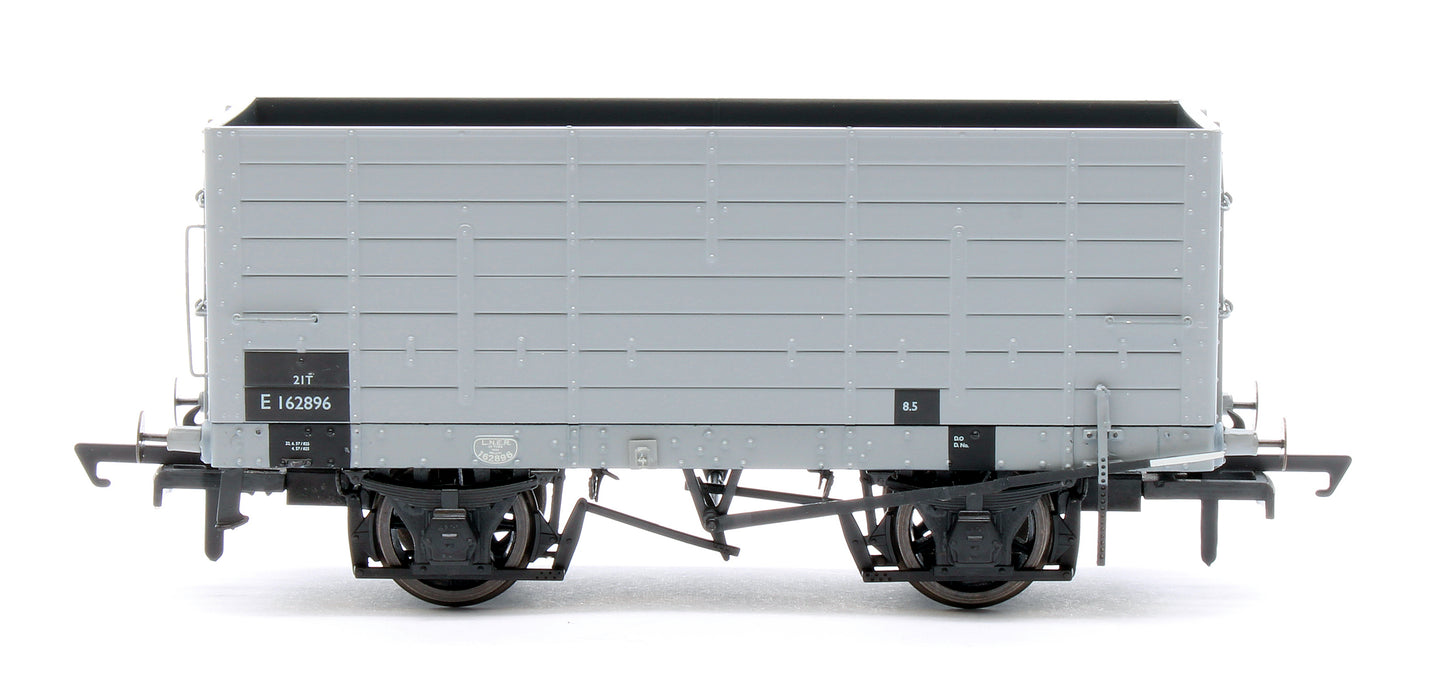 NER 20t Hopper - DGM 12 Hopper - BR Grey, with black panels - Triple Pack