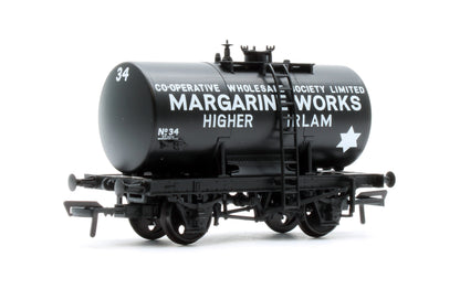 38-785 14T Anchor-Mounted Tank Wagon 'Irlam Margarine Works' Black No.34