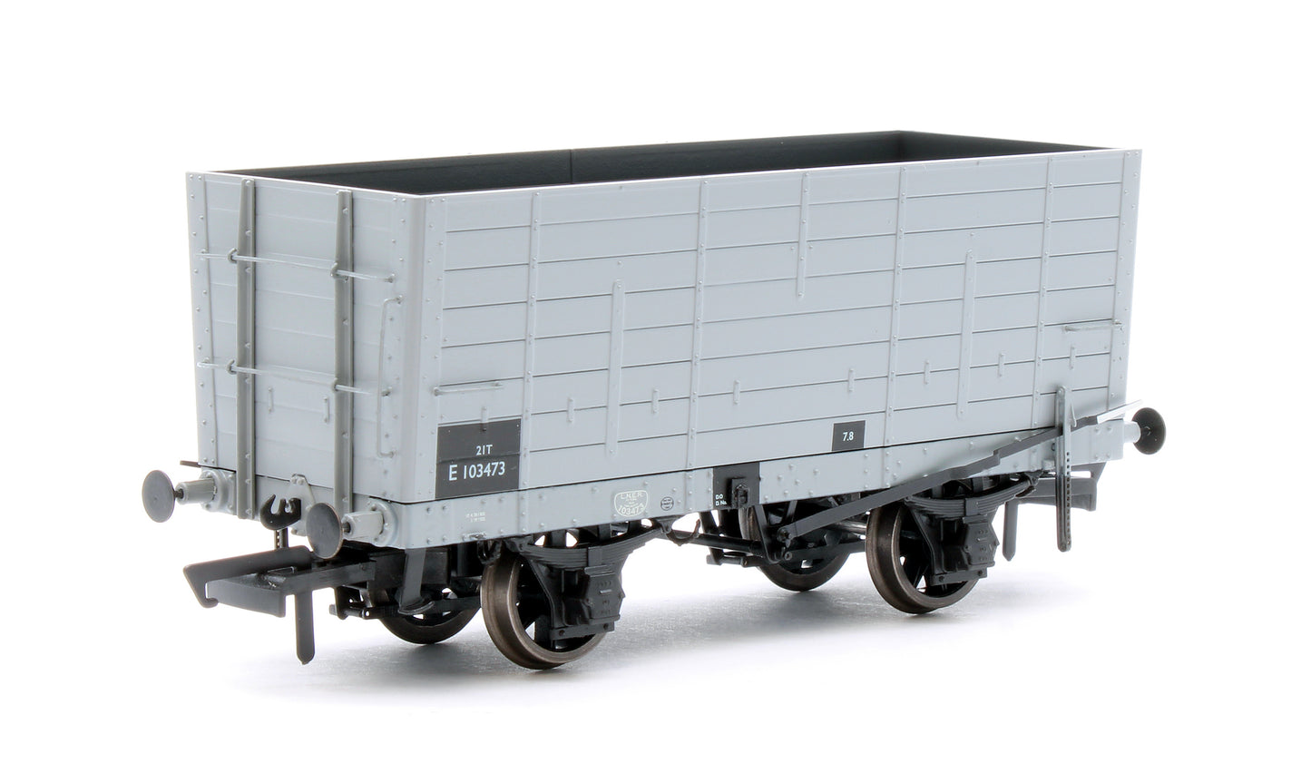 NER 20t Hopper - DGM 12 Hopper - BR Grey, with black panels - Triple Pack