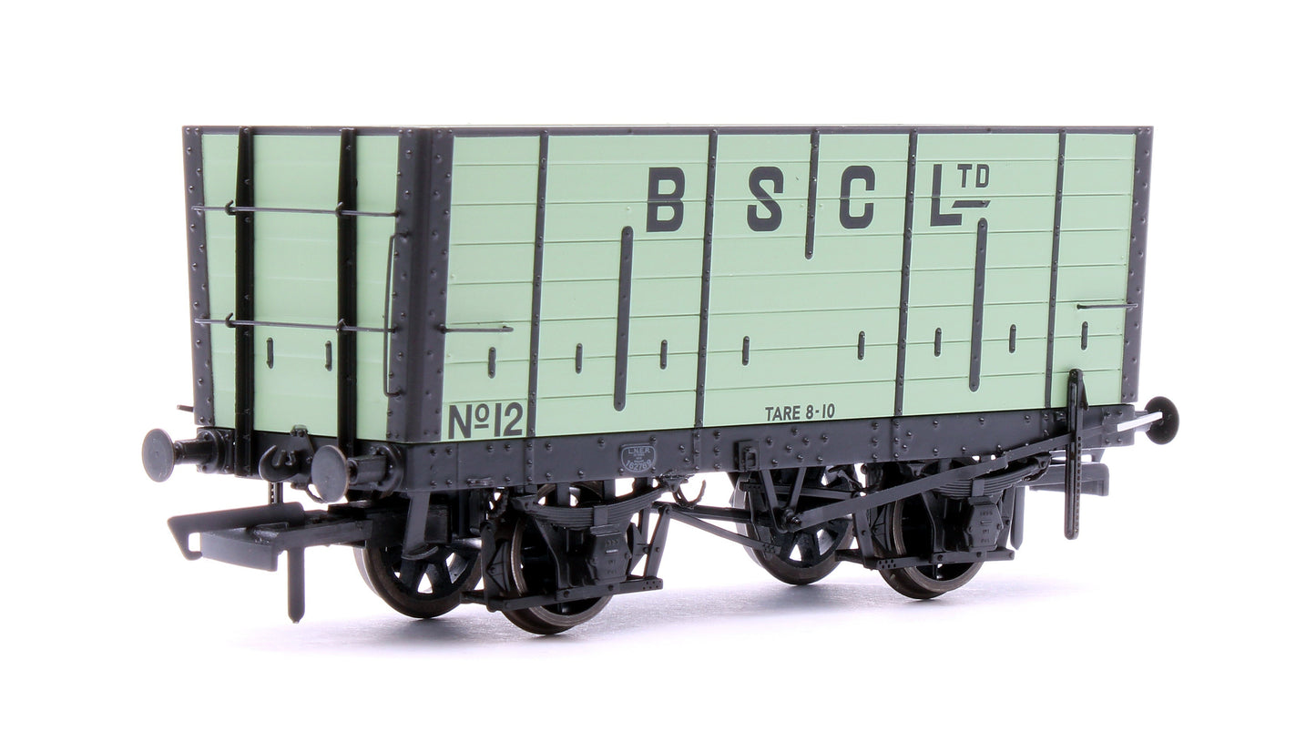 Pre-Owned ACC2833 NER 20t Hopper - BSC (Internal User) Hopper - Pale Green, with black ironwork - Triple Pack