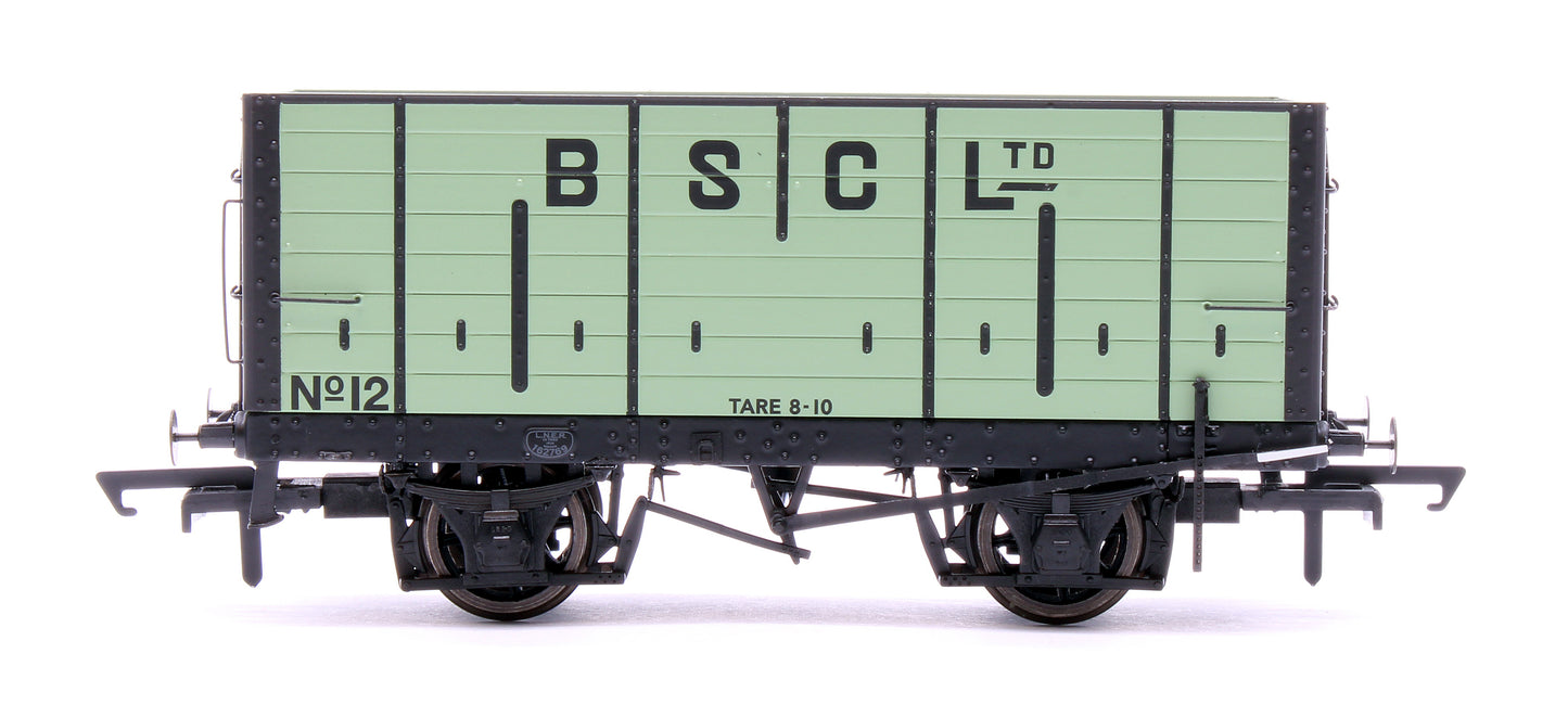 NER 20t Hopper - BSC (Internal User) Hopper - Pale Green, with black ironwork - Triple Pack