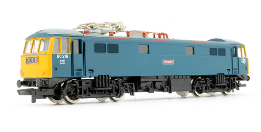 Pre-Owned BR Blue Class 86219 'Phoenix' Electric Locomotive