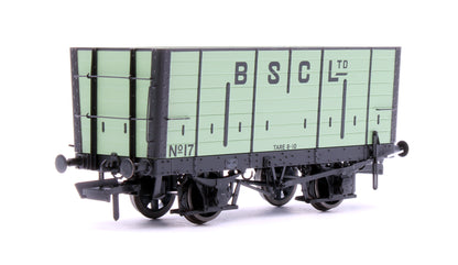 NER 20t Hopper - BSC (Internal User) Hopper - Pale Green, with black ironwork - Triple Pack