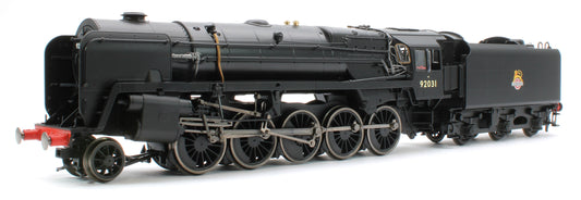 R30486 Class 9F 2-10-0 BR Black Early Emblem 92031 Steam Locomotive
