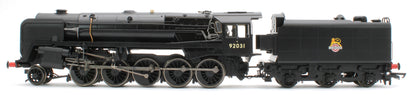 R30486 Class 9F 2-10-0 BR Black Early Emblem 92031 Steam Locomotive
