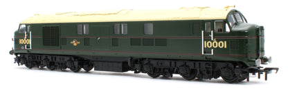 31-995ASF LMS 10001 BR Lined Green (Late Crest) Diesel Locomotive - DCC Sound