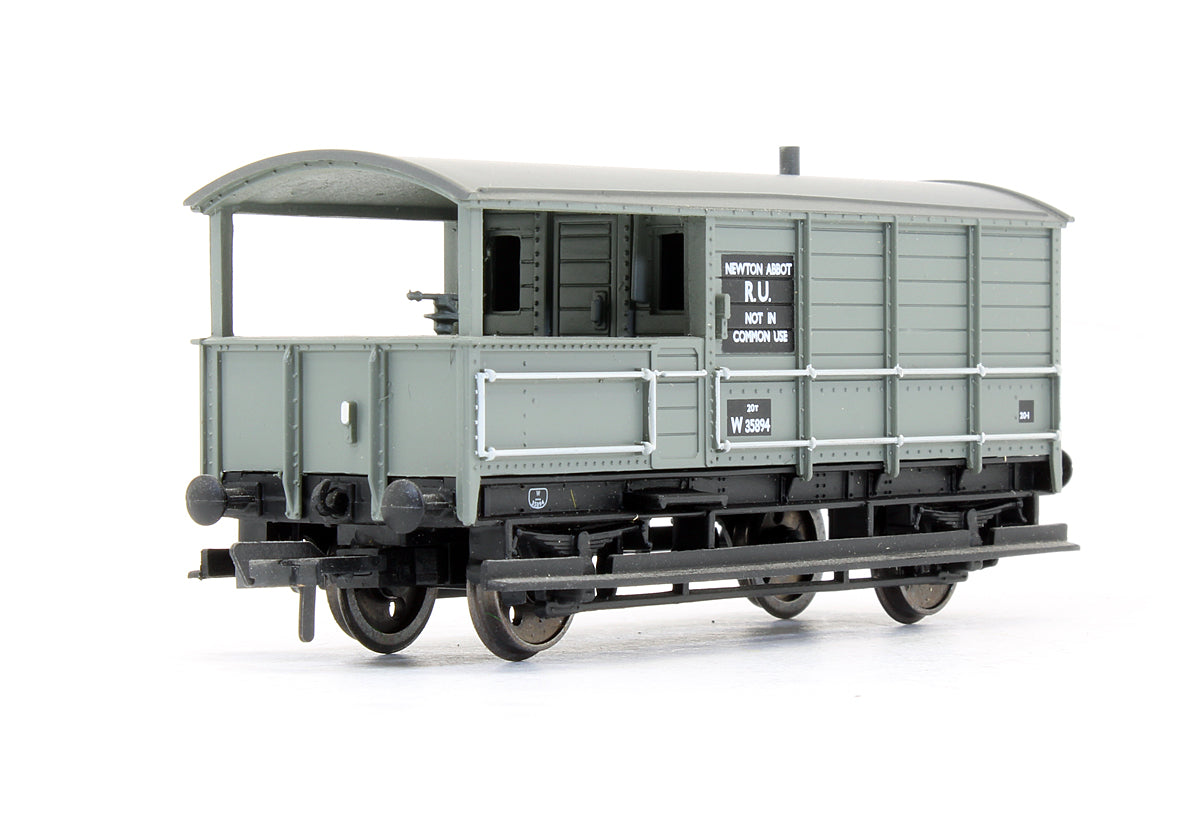 Pre-Owned 20 Ton Toad Brake Van BR Grey 'W35894'