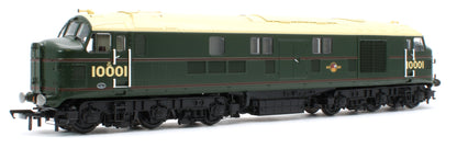 31-995ASF LMS 10001 BR Lined Green (Late Crest) Diesel Locomotive - DCC Sound