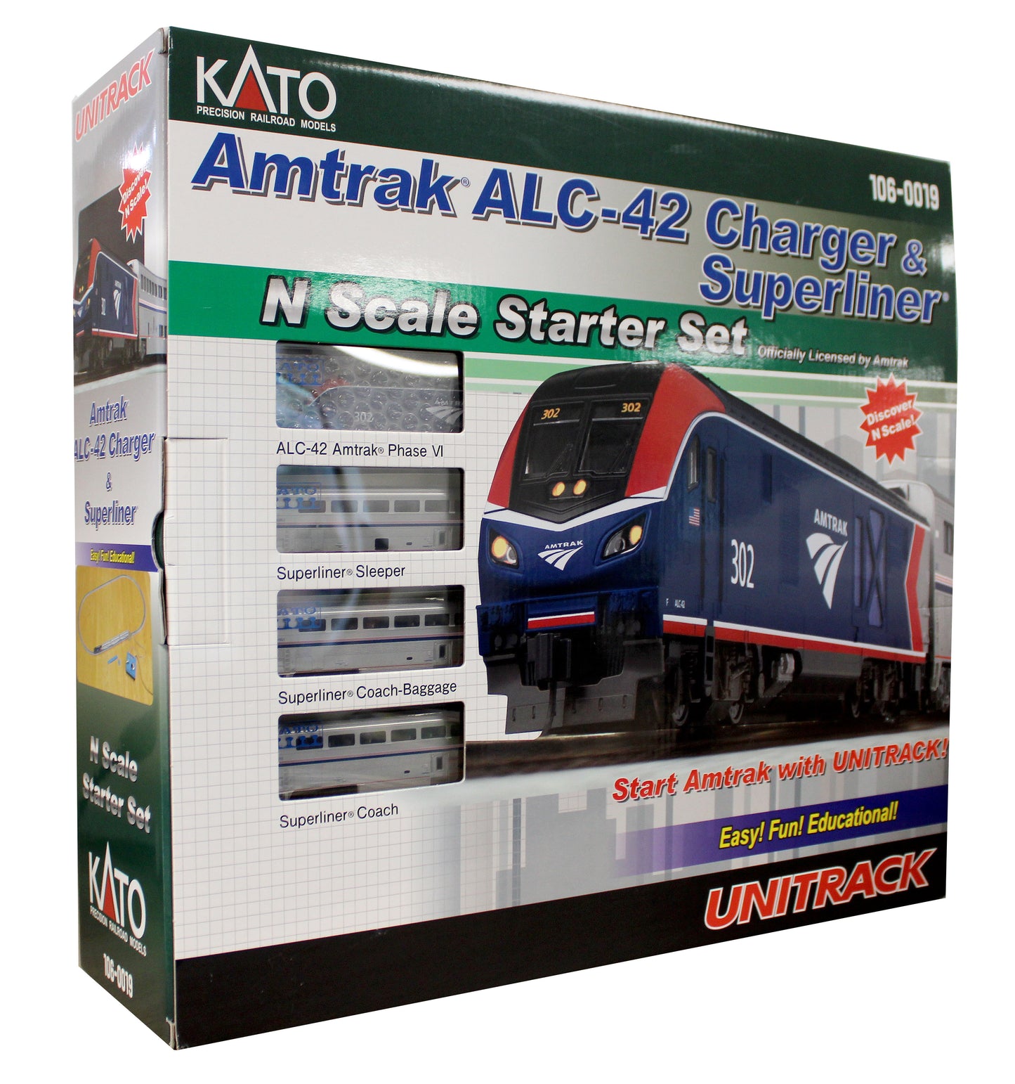 Amtrak ALC-42 Charger Superliner Passenger Starter Set