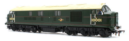 31-995ASF LMS 10001 BR Lined Green (Late Crest) Diesel Locomotive - DCC Sound