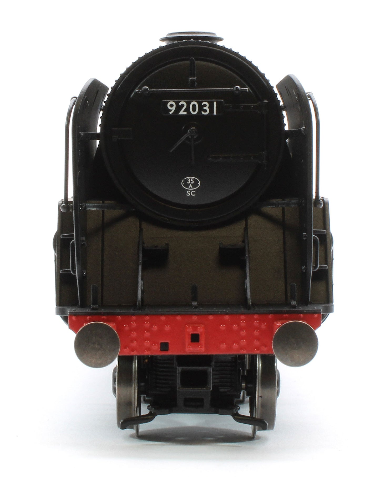 R30486 Class 9F 2-10-0 BR Black Early Emblem 92031 Steam Locomotive