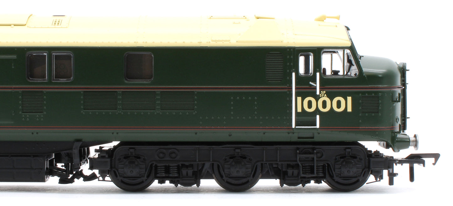 31-995ASF LMS 10001 BR Lined Green (Late Crest) Diesel Locomotive - DCC Sound
