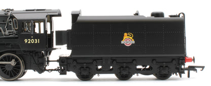 R30486 Class 9F 2-10-0 BR Black Early Emblem 92031 Steam Locomotive