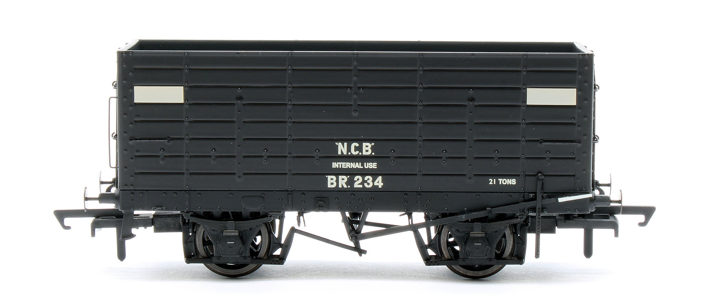 NER 20t Hopper - P7 Hopper - NCB (Brodsworth) Black, with white planks - Triple Pack