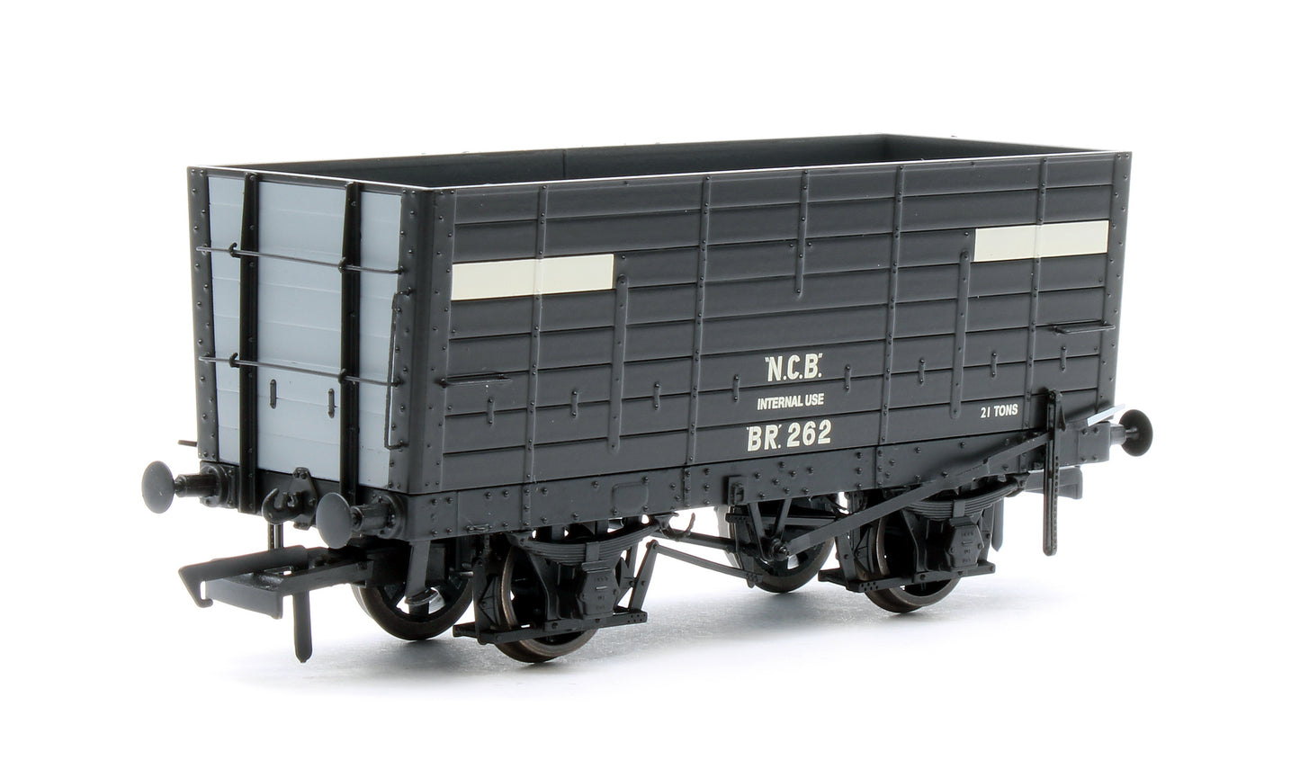 NER 20t Hopper - P7 Hopper - NCB (Brodsworth) Black, with white planks - Triple Pack