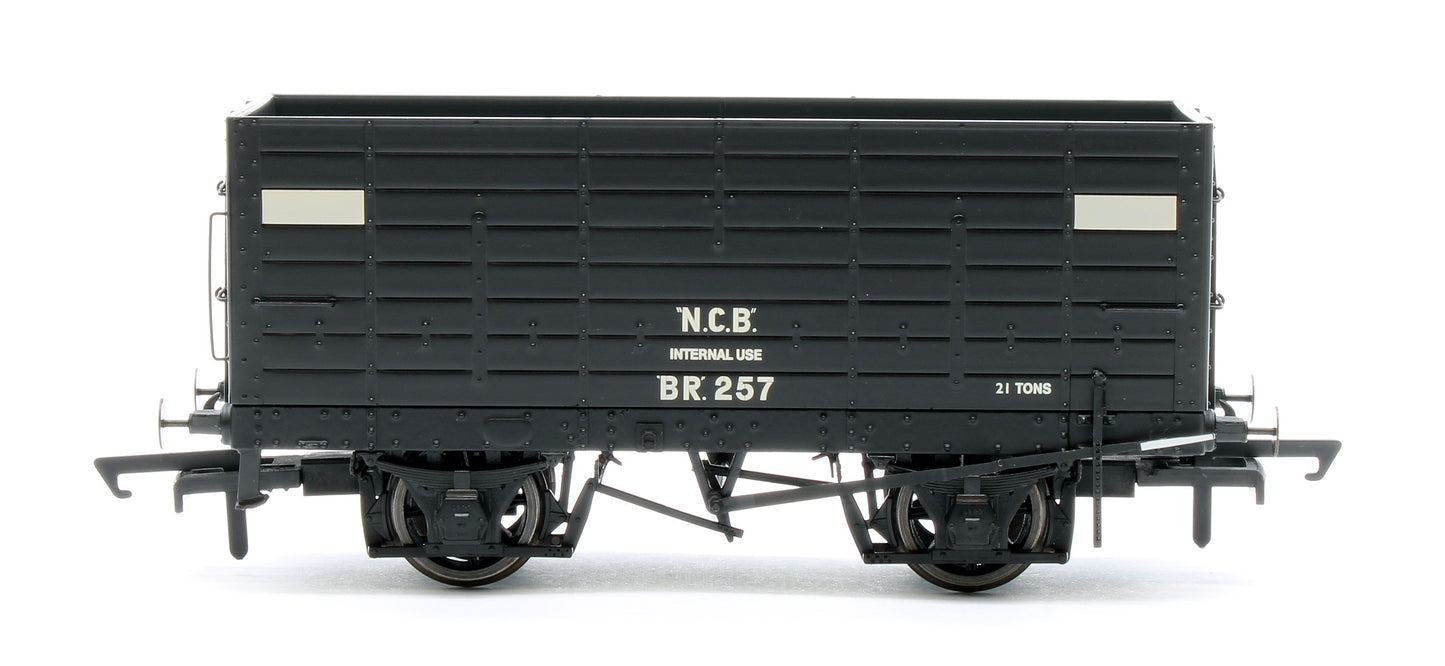 NER 20t Hopper - P7 Hopper - NCB (Brodsworth) Black, with white planks - Triple Pack