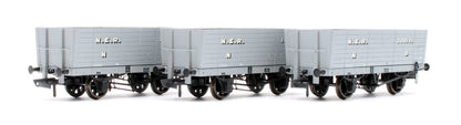 NER 20t hopper - P6 Hopper - 1901-1904 Pre-Grouping: NER Grey - Triple Pack