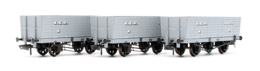 NER 20t hopper - P6 Hopper - 1901-1904 Pre-Grouping: NER Grey - Triple Pack