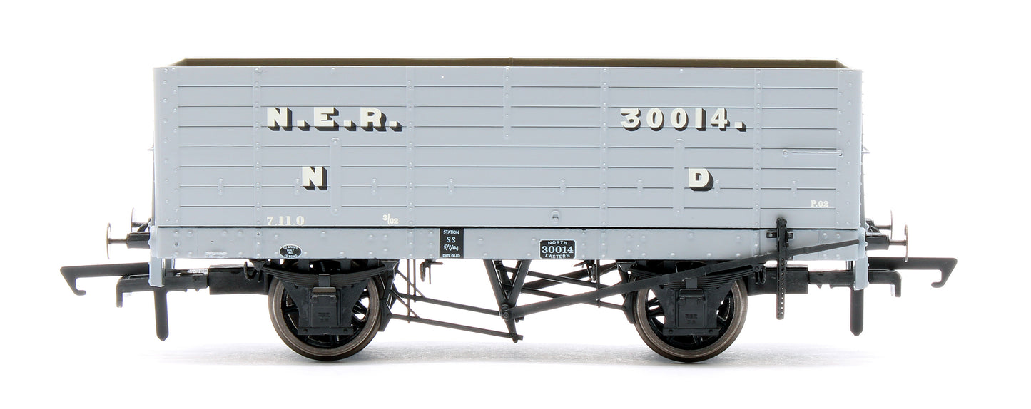 NER 20t hopper - P6 Hopper - 1901-1904 Pre-Grouping: NER Grey - Triple Pack