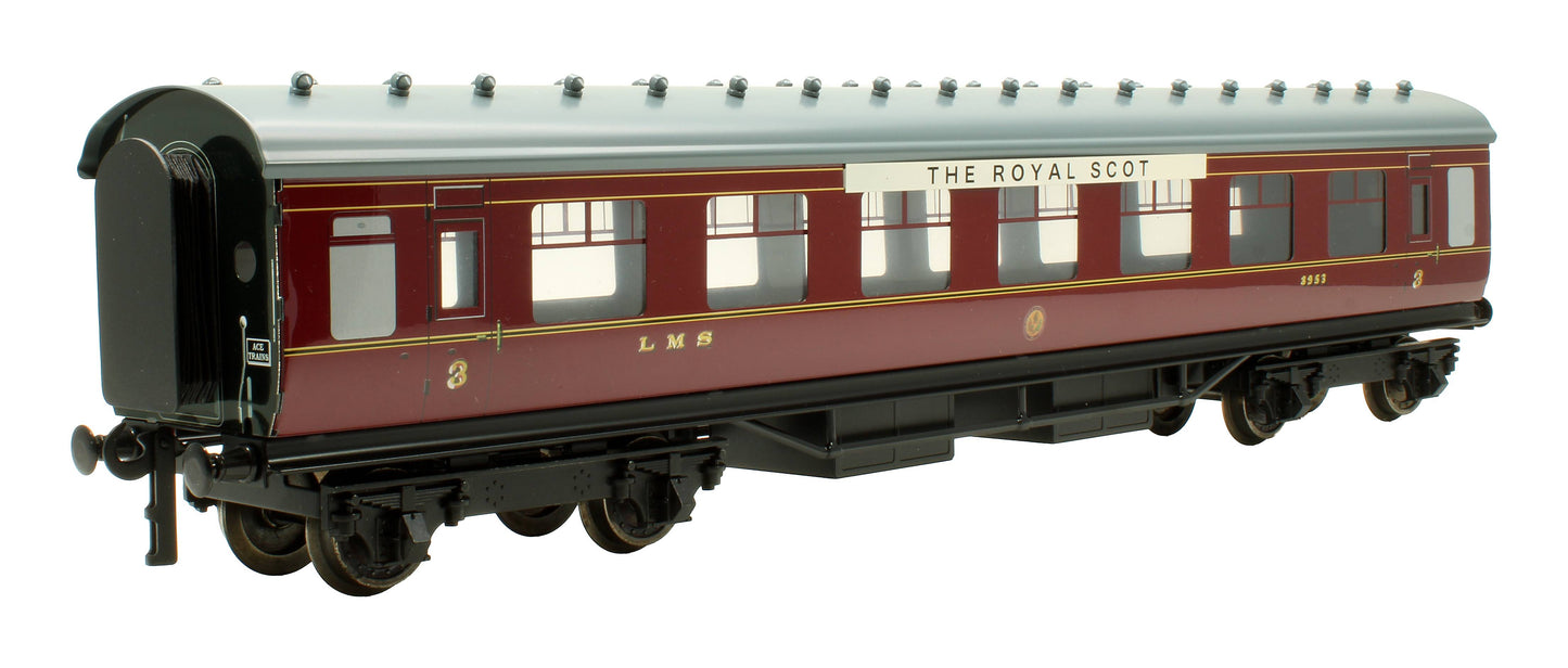 Pre-Owned Set B of 3x LMS 'The Royal Scot' Stanier Coaches
