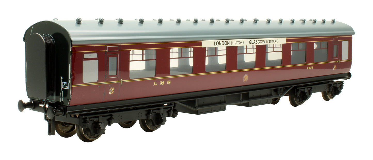 Pre-Owned Set B of 3x LMS 'The Royal Scot' Stanier Coaches