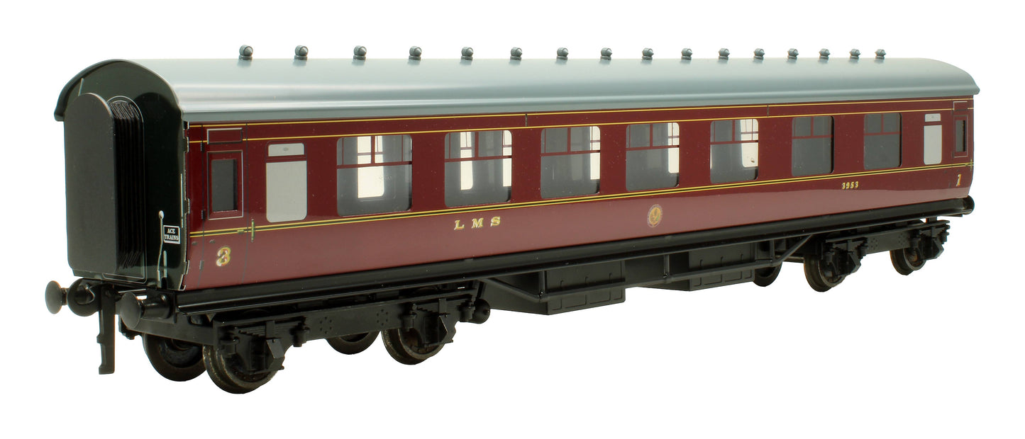 Pre-Owned Set B of 3x LMS 'The Royal Scot' Stanier Coaches