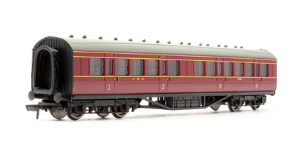 Pre-Owned 57' Corridor Composite 1st / 3rd Coach LMS Crimson Coach '3622'