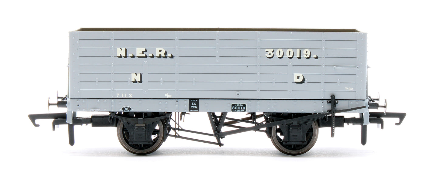 NER 20t hopper - P6 Hopper - 1901-1904 Pre-Grouping: NER Grey - Triple Pack