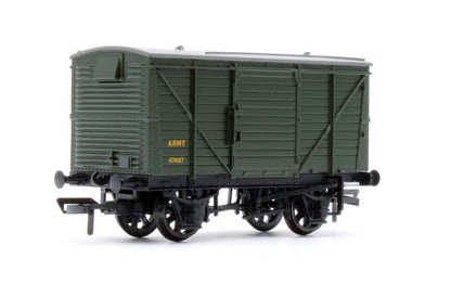 37-806A LMS 12T Planked Ventilated Van ARMY Green No.47487