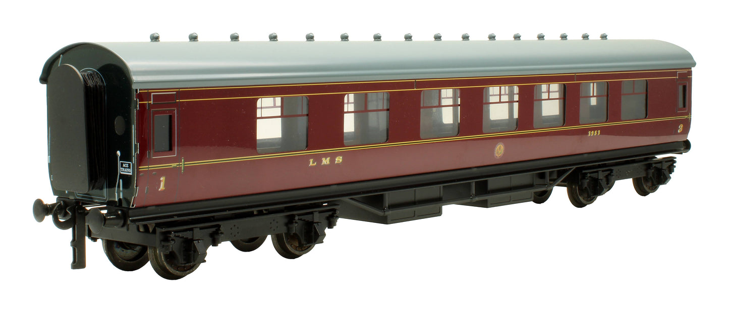 Pre-Owned Set B of 3x LMS 'The Royal Scot' Stanier Coaches