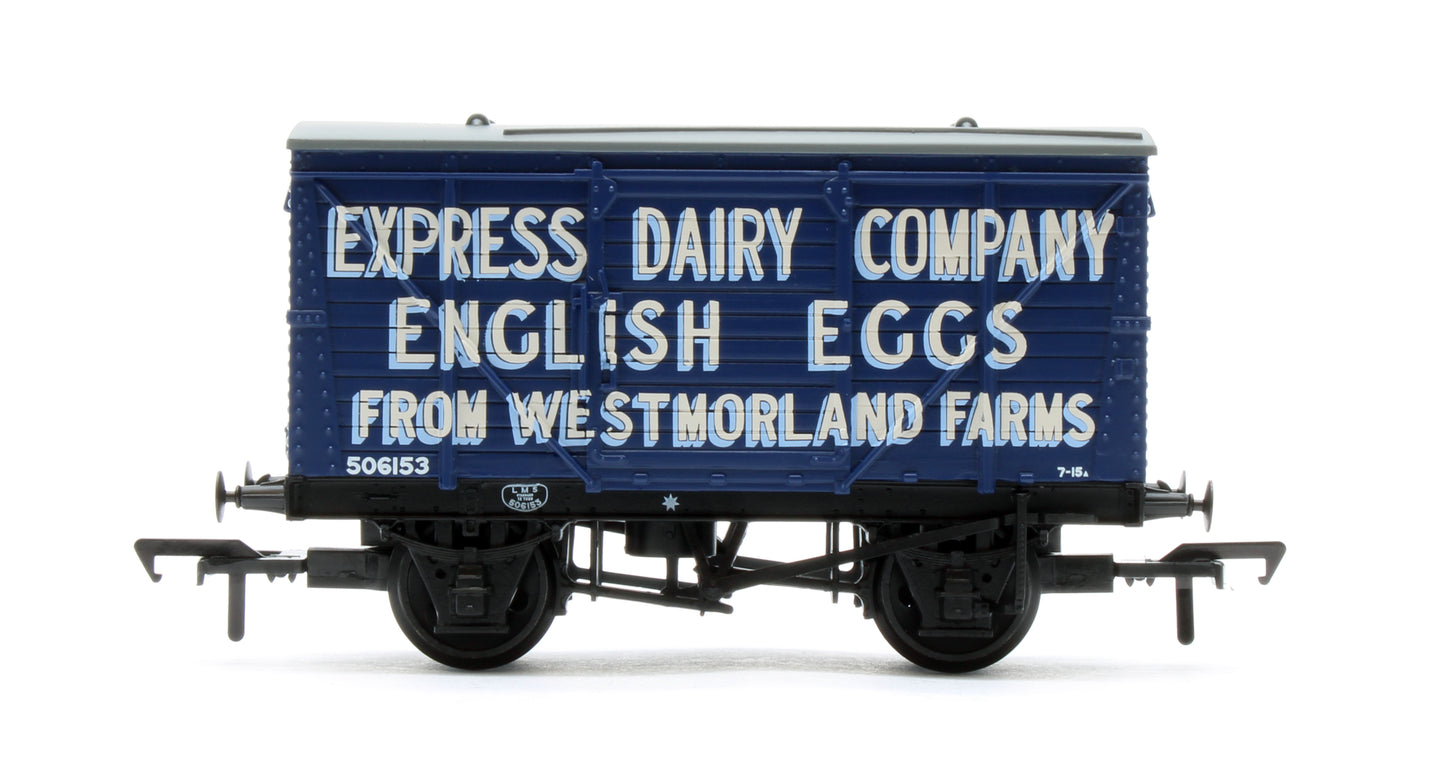 37-807A LMS 12T Planked Ventilated Van 'Express Dairy Company' Blue No.506153