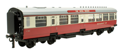 Pre-Owned Set of 3x SR Bulleid Blood & Custard 'The Royal Wessex' Coaches