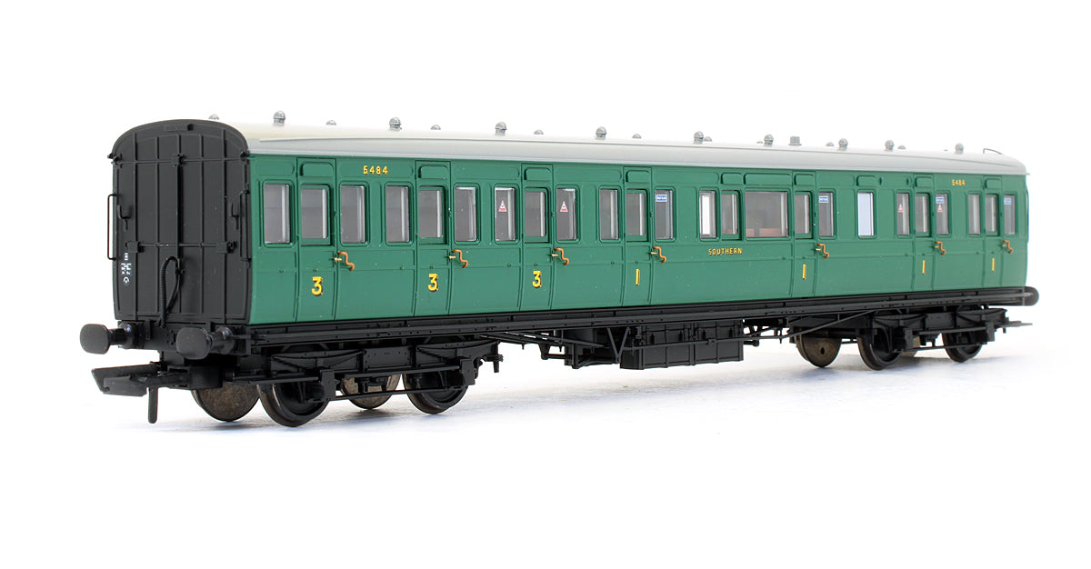 Pre-Owned SE&CR 60' Birdcage Composite Lavatory Coach Southern Railway Malachite Green '5484'