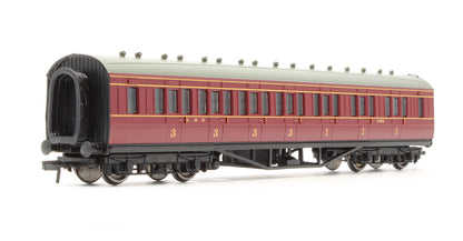 Pre-Owned 34-252C 57' Corridor Composite 1st / 3rd Coach LMS Crimson Coach '3506'