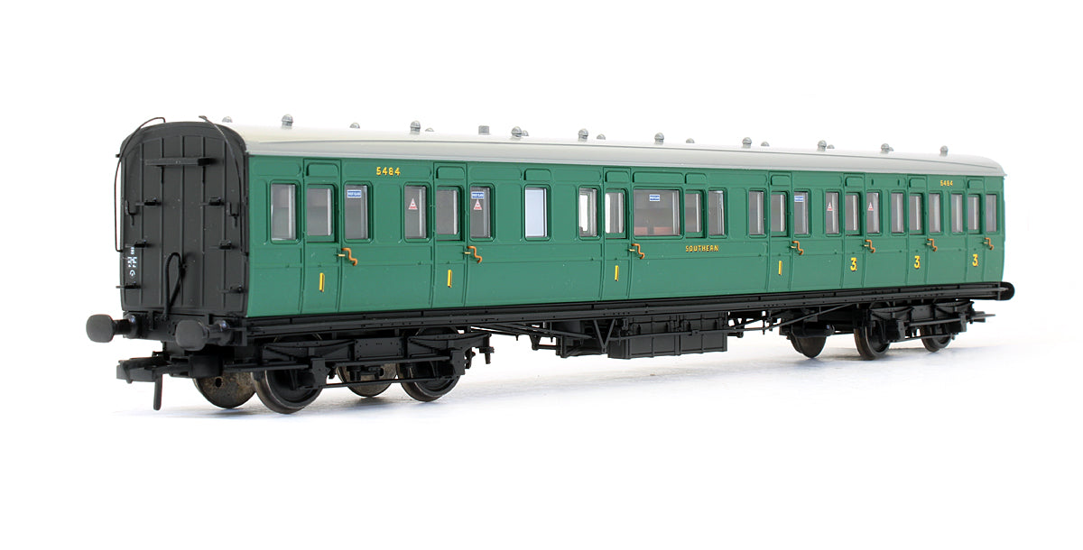 Pre-Owned SE&CR 60' Birdcage Composite Lavatory Coach Southern Railway Malachite Green '5484'