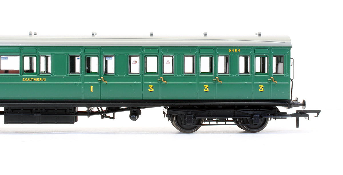 Pre-Owned SE&CR 60' Birdcage Composite Lavatory Coach Southern Railway Malachite Green '5484'