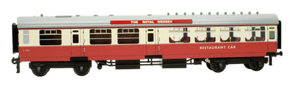Pre-Owned Set of 3x SR Bulleid Blood & Custard 'The Royal Wessex' Coaches