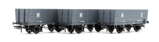 NER 20t Hopper - DGM 11 (ex-P6) Hopper - LNER Grey - Triple Pack