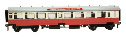 Pre-Owned Set of 3x SR Bulleid Blood & Custard 'The Royal Wessex' Coaches