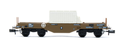 377-801A BR FNA Nuclear Flask Wagon with Flat Floor with Flask No.550021