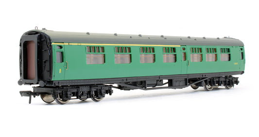 Pre-Owned BR Green (Yellow First Line) 63ft Bulleid Corridor Composite Coach 'S5810S'