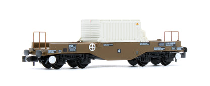 377-802A BR FNA Nuclear Flask Wagon with Sloping Floor with Flask No.550040