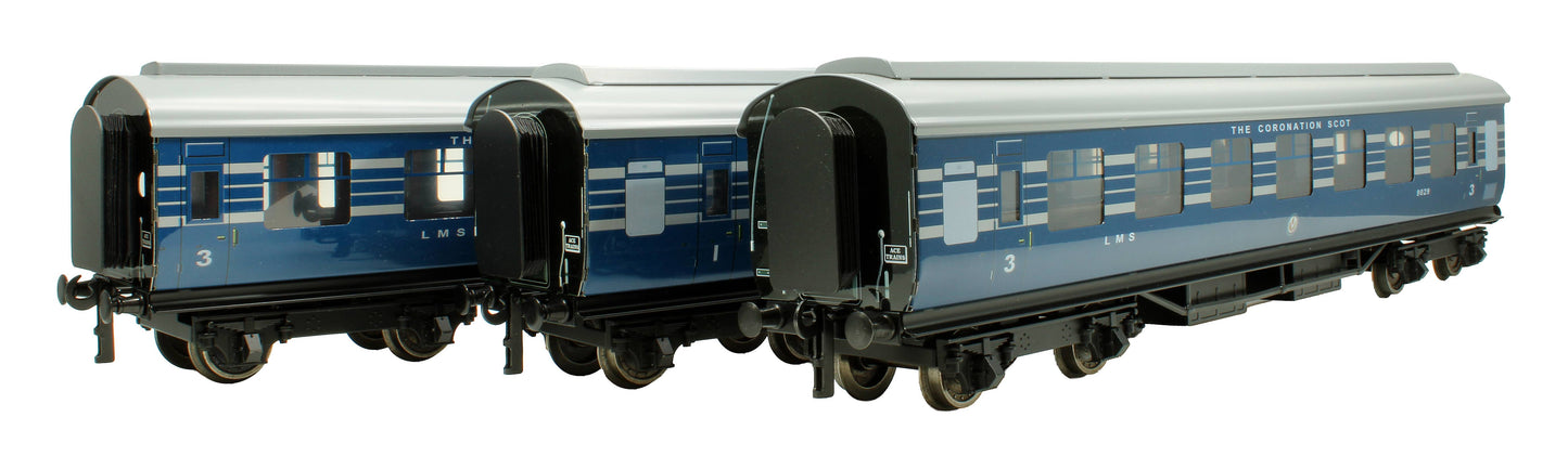 Pre-Owned Set A LMS Blue Coronation Scot Kitchen Stanier Coach