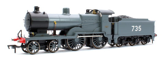 SECR Maunsell D1 Class SECR Grey 4-4-0 Steam Locomotive No.735