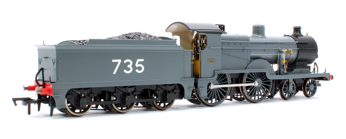 SECR Maunsell D1 Class SECR Grey 4-4-0 Steam Locomotive No.735 (DCC Sound)