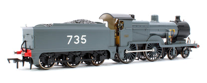 Pre-Owned SECR Maunsell D1 Class SECR Grey 4-4-0 Steam Locomotive No.735