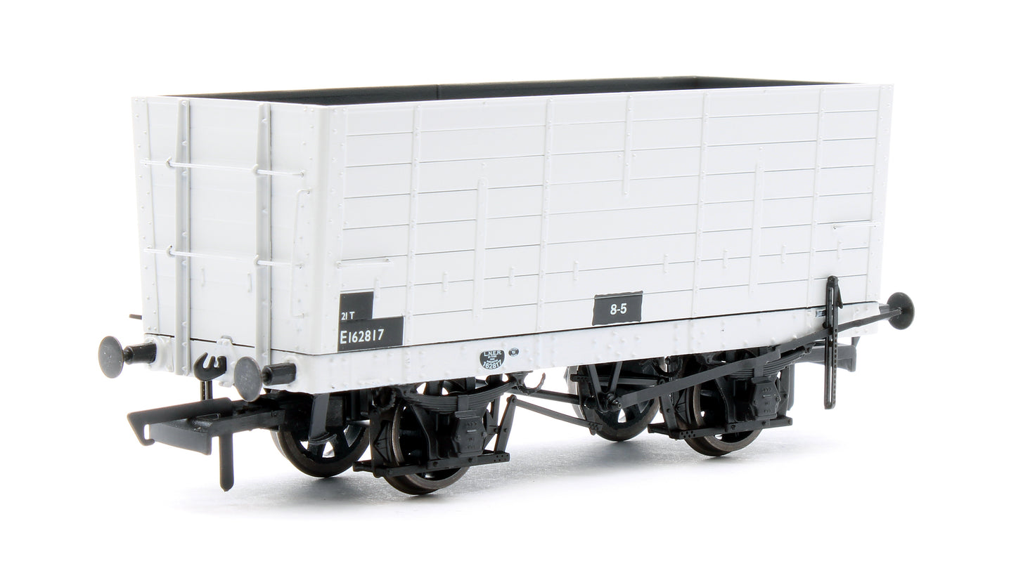 NER 20t Hopper - DGM 12 Hopper - BR Grey, with black panels - Triple Pack